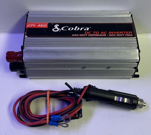 Cobra CPI 450 DC to AC Inverter - 400W Continuous 800W Peak Tested Works!