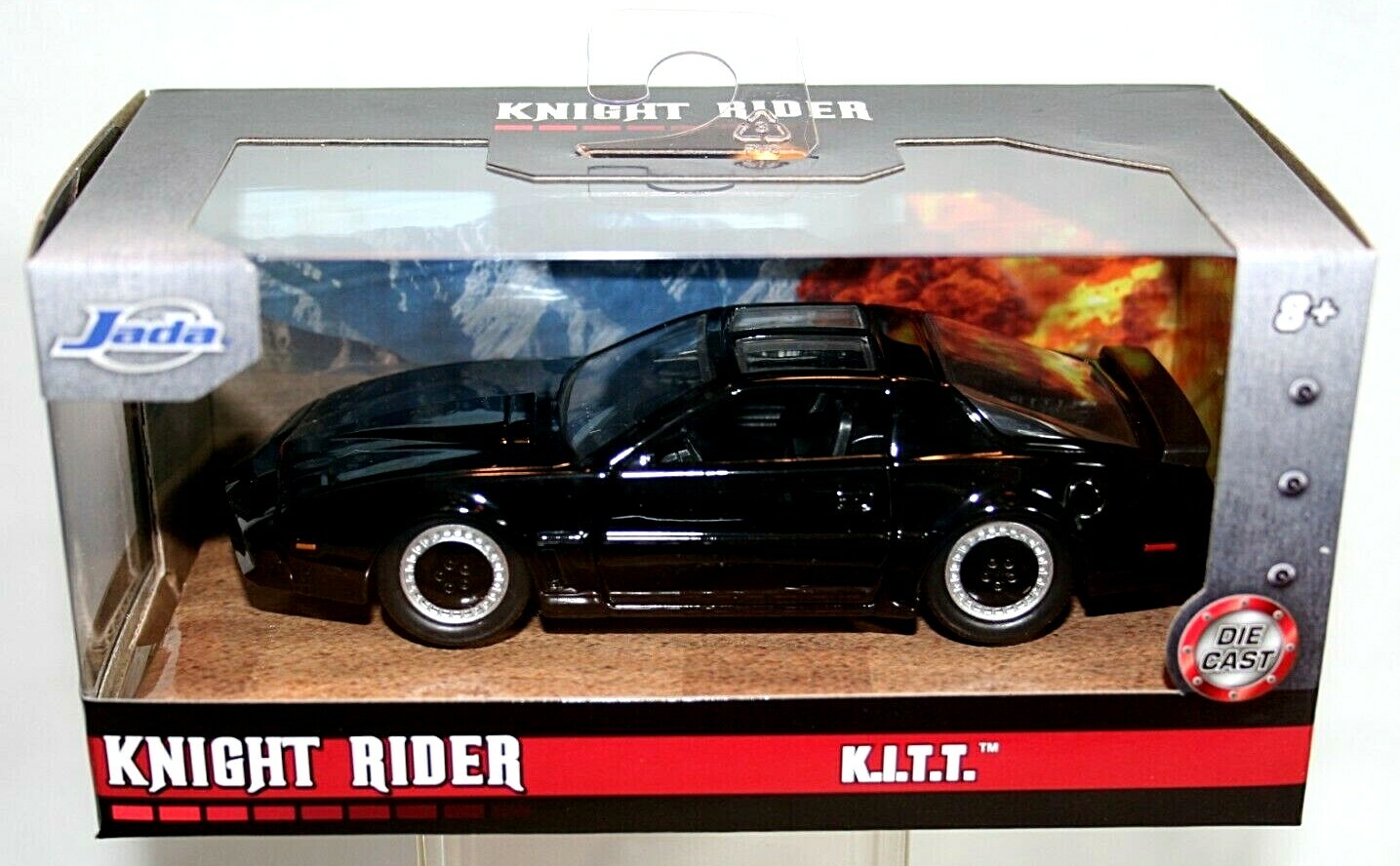 ミニカー JADA KNIGHT RIDER K.I.T.T. Jada Toys Knight Rider Car Model Collectables, 1:24 Scale