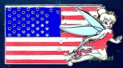 Disney Pin Patriotic Americana Flag USA Red White Blue 2000-2023 UPick