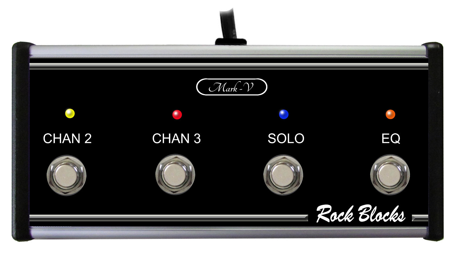 Rock Blocks - Custom 4 Button Footswitch for Mesa Boogie