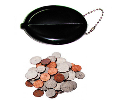 Oval Squeeze Purse 5 Unit Set | Holds Change or Small items Secure | Made in USA