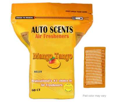 Professional Air Freshener Pads - Car Auto Scents (60-pack) * FREE SHIPPING *