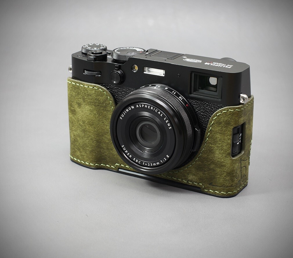 フィルムカメラ Livita LIM'S Handmade Genuine Leather Camera Half Case For FUJIFILM
