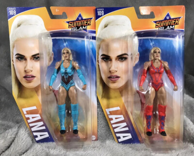 WWE Lana CJ Perry SummerSlam Series 109 Chase & Common Action Figures LOT OF 2