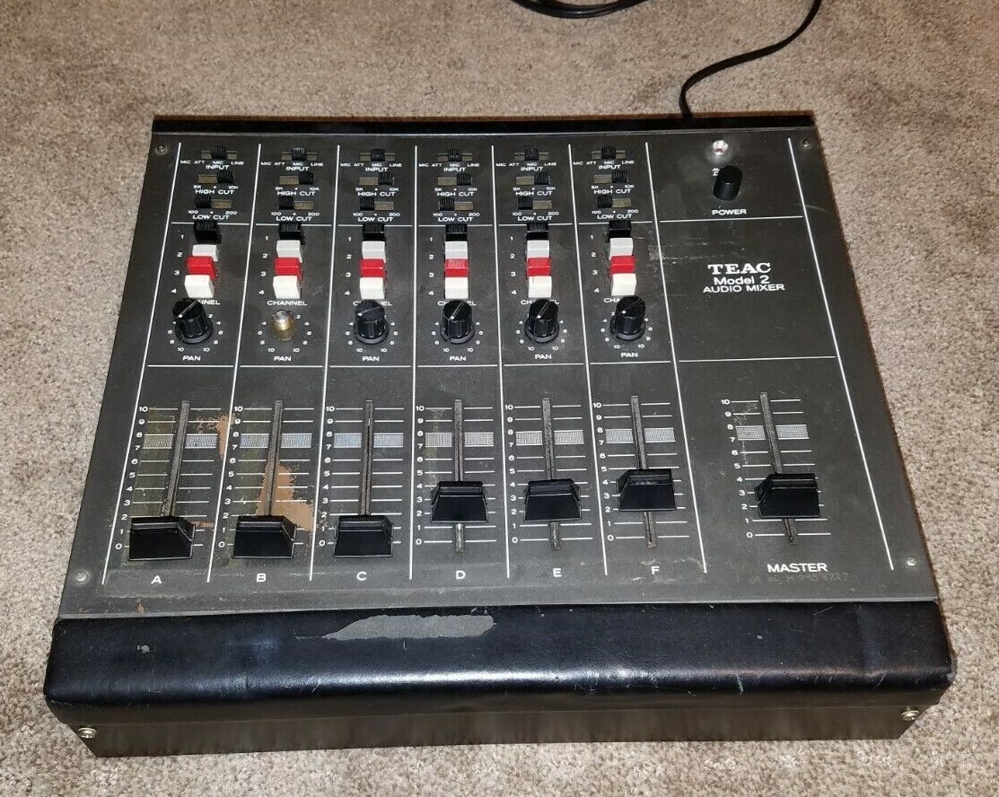 配信機器・PA機器・レコーディング機器 TEAC Model-2 Audio Mixer TEAC Model 2 Audio Mixer — Used, Powers On, AS-IS | eBay