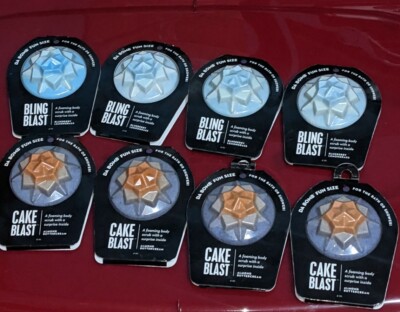 8X Da Bomb Cake Blast and bling blast foaming body scrub 4 oz each