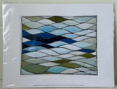 LUBAINA HIMID RIPPLES, 1998 EXHIBITION PRINT - NEW & SEALED
