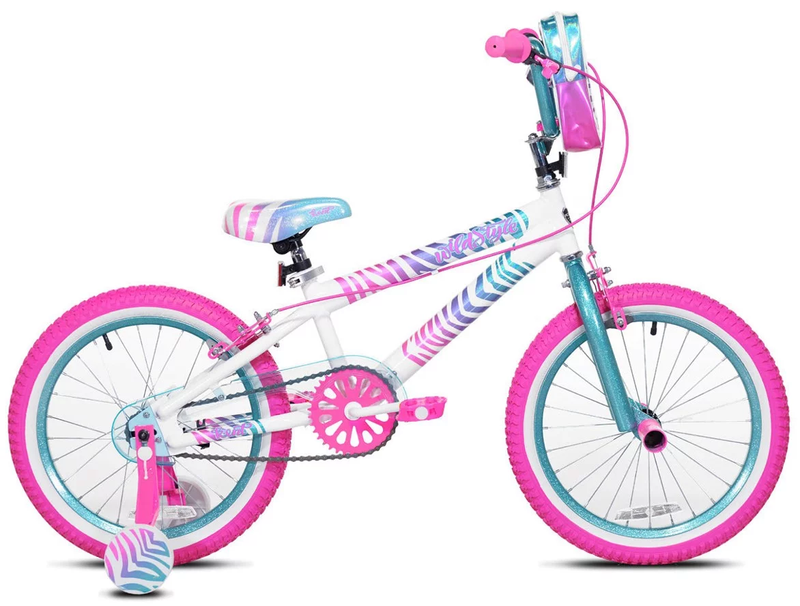 18 Inch Kent Wildstyle Girls Bike Kids BMX Bicycle Training Wheels Child And Up