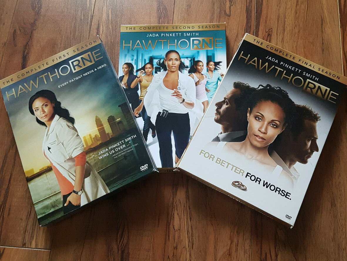 1392 HawthoRNe Complete Series Seasons 1 2 & 3 (Jada Pinkett