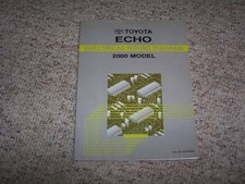 2000 Toyota Echo Electrical Wiring Diagram Manual 1.5L 4Cyl Coupe 2