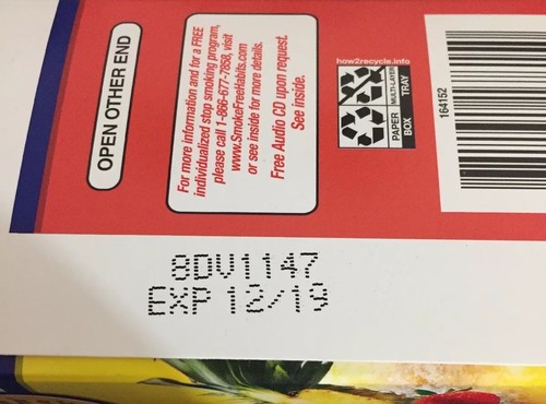 *New* Equate Nicotine Gum Stop Smoking Aid Fruit Flavor 4 mg, 160 Ct Exp:12/2019