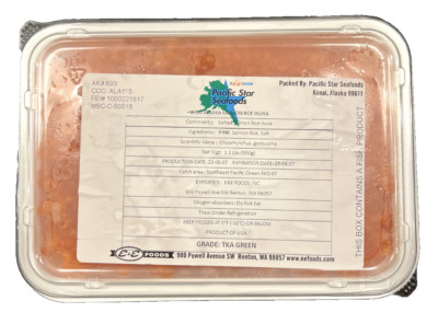  Salmon Roe red caviar from Alaska