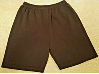 Mens Youths Basic Sports PE Gym Shorts Cotton School Uniform Size xs 30/" White