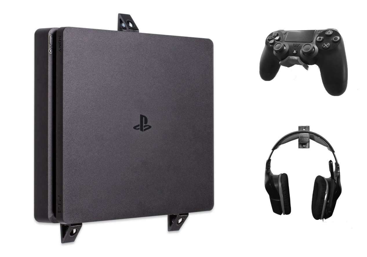 PlayStation4 - PS4 ＆ スタンド Sony PlayStation 4 Slim 1TB Black Gaming Console with