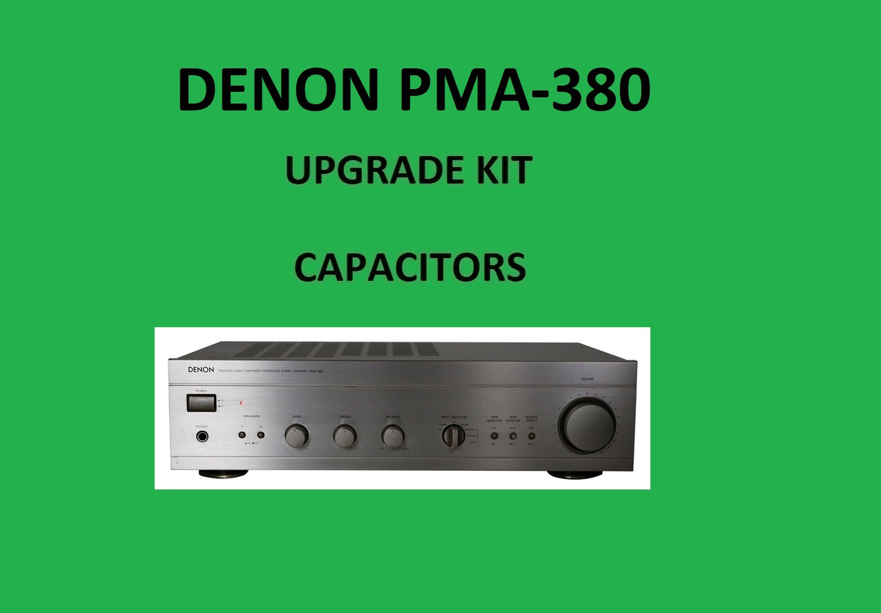 Stereo Amplifier DENON PMA-380 Repair KIT - all capacitors
