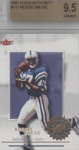 2001 Fleer Authority Reggie Wayne #111