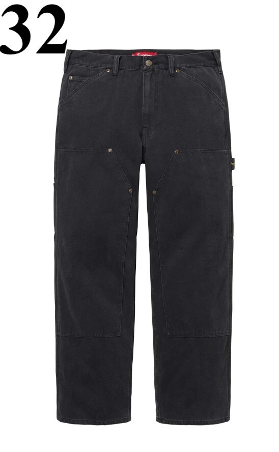 Supreme Double Knee Painter Pant(Black/32)(FW24 Week 18