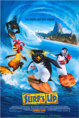 SURFS UP MOVIE POSTER DS MINT 27x40 Double Sided SURF'S UP SURFING