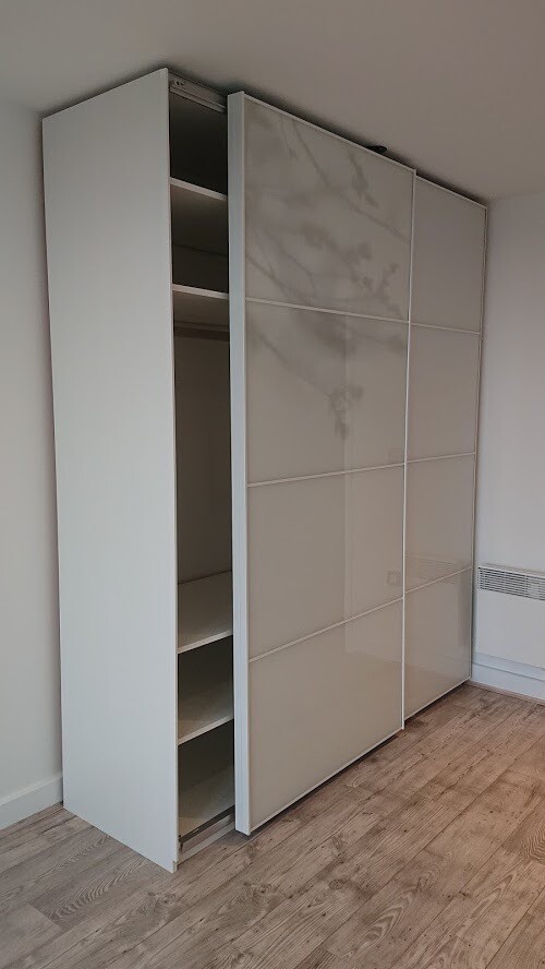 IKEA Pax Wardrobe With Sliding Doors Buyer to dismantle and collect
