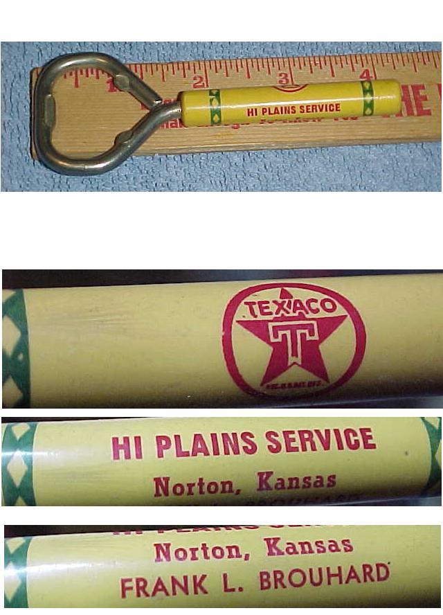 VINTAGE TEXACO POP BOTTLE BEER CAN SCREWDRIVER COLLECTION 7 pcs KANSAS NEBRASKA