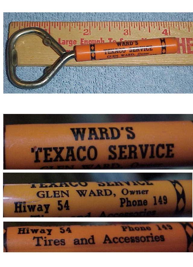 VINTAGE TEXACO POP BOTTLE BEER CAN SCREWDRIVER COLLECTION 7 pcs KANSAS NEBRASKA