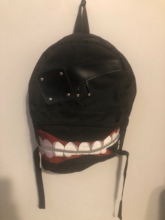 Tokyo Ghoul Ken Kaneki Mask Reversible Backpack Flip Pak