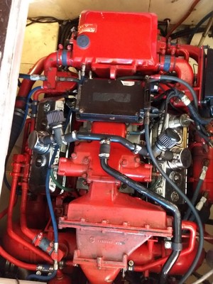 Detroit Diesel 6v92TA DDEC III Marine Engines (2) with Twin Disc transmissions