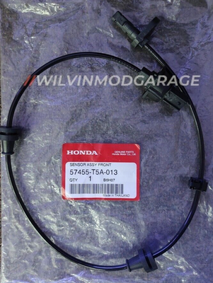 Genuine Front Left ABS Speed Sensor 15-19 Honda Fit 57455-T5A-013 Thailand OEM