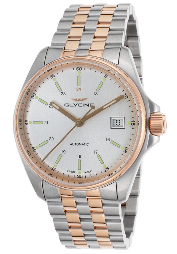 Glycine Men s 3916 313 MB Combat 6 Classic Two Tone Automatic 36mm GL0108 886678304936 EBay