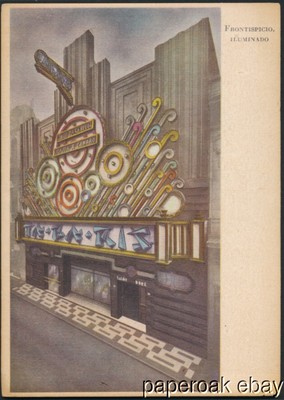 2 ca1930's Art Deco Postcards  Ta-Ba-Ris Restaurant & Bar Buenos Aires Postcards