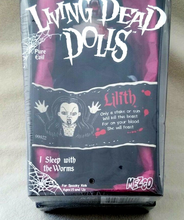 Living Dead Dolls LILITH Series 3 MIB Sealed 2002 Mezco LDD Halloween Vampire