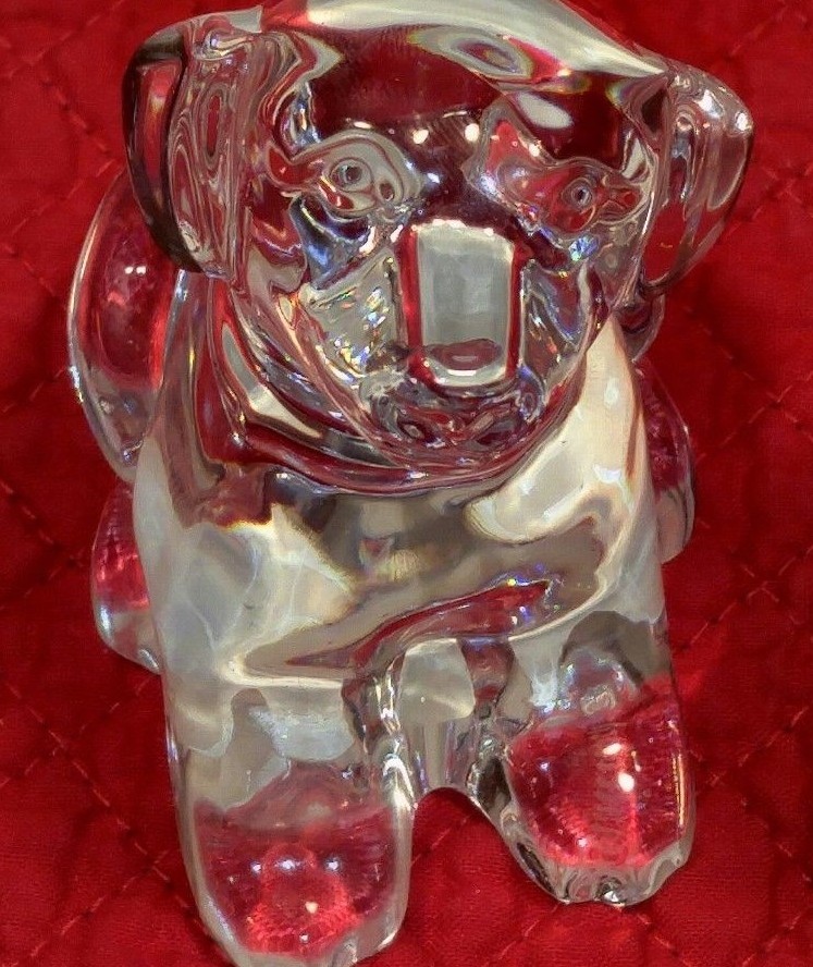 Waterford Crystal Young Labrador Retriever Made in Ireland 3 inch Mint