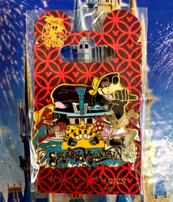   WDW Splash Mountain Brer Rabbit Brer Fox Bear Zip-A-Dee-Lady Boat FANTASY Pin