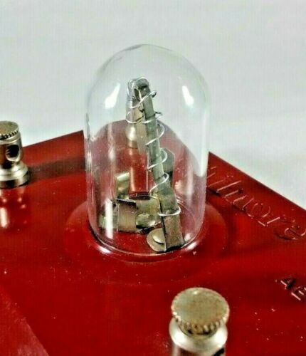 Crystal Radio Detector Glass Dome Philmore - Brand New Replacement Part