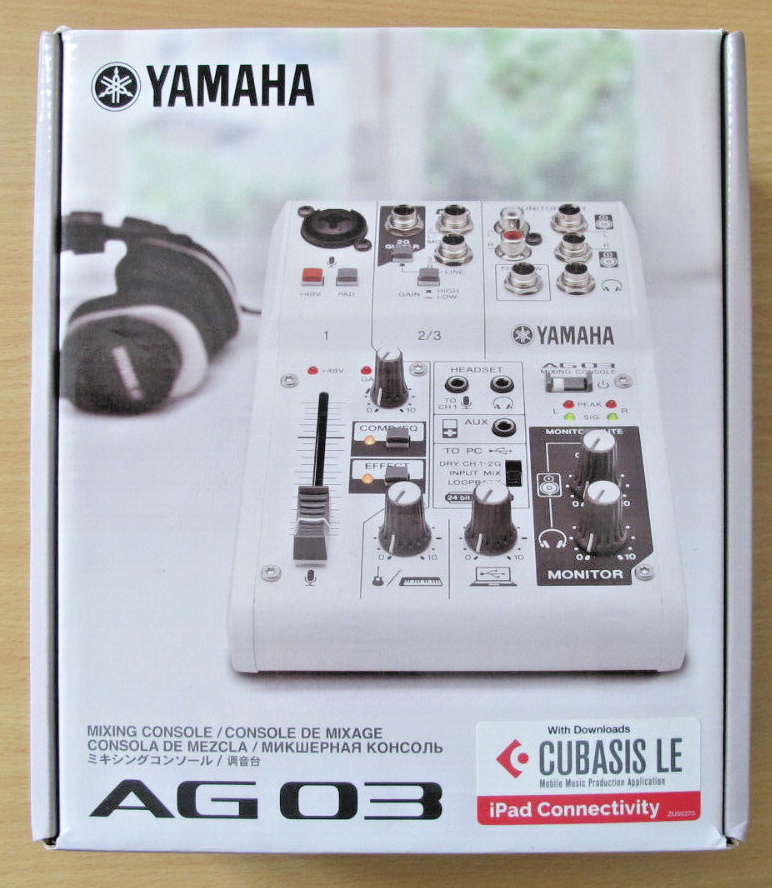 Yamaha AG03 3-Channel Mixer Console Open Box 4957812580144| eBay
