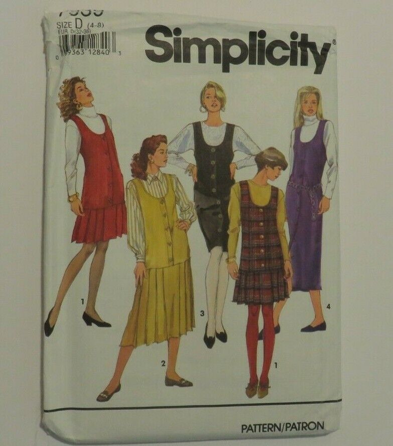 Simplicity Butterick McCall's Vogue Pattern Service Sewing Patterns Cut Uncut 