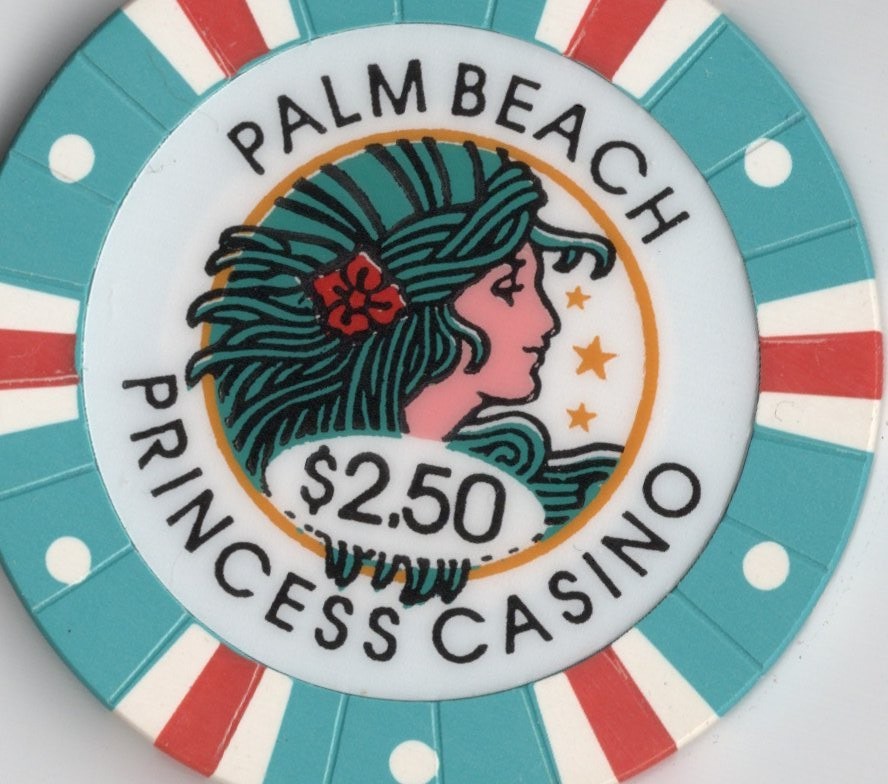 Palm Beach Princess Casino $2.50 Casino Chip