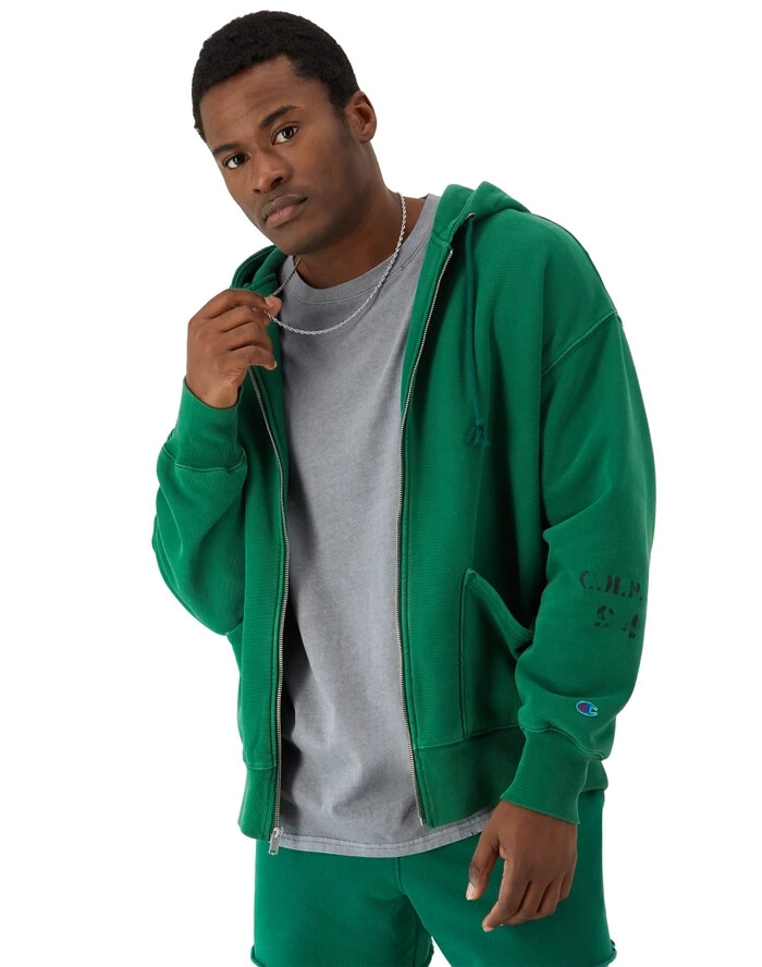 トップス Champion REVERSE WEAVE WIND STOPPER CHAMPION MEN'S R-CHIVAL REVERSE WEAVE FULL-ZIP HOODIE