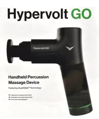 Hyperice Hypervolt GO Black Hand-Held Percussion Massage Gun/ NEW