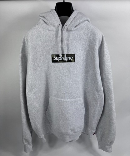Supreme Box Logo Hooded Sweatshirt グレー M Supreme Box Logo Hooded Sweatshirt (FW23) Ash Grey Men's