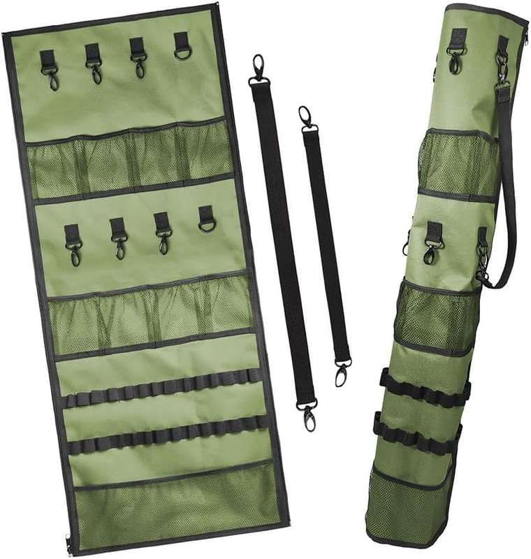 101×42 Cm Camping Tool Organizer,Hanging,Compact & Lightweight Tent Organizer fo