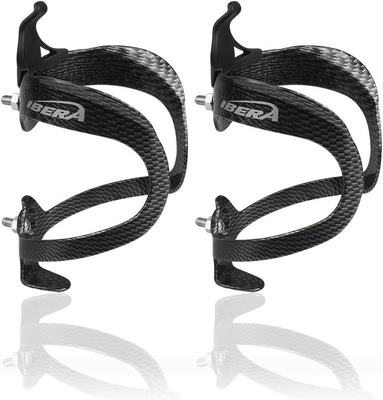 Lightweight Aluminum Water Bottle Cage (carbon/pair)