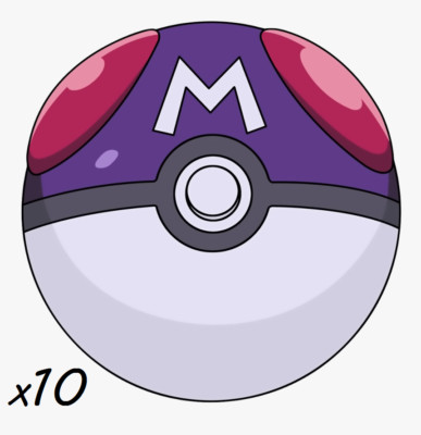 Pokémon Brilliant Diamond and Shining Pearl - x10 Master Ball Set - Fast