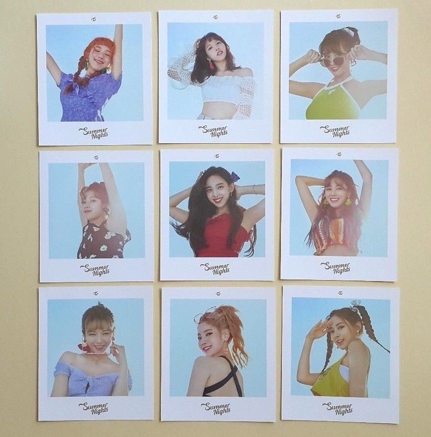 twice summer nights モノグラフ　トレカセット サマナイ TWICE - TWICEトレカ summernights モノグラフ TWICE Summer