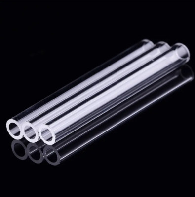 (50 Pieces) 4 Inch Clear Pyrex Glass Blowing Tube 12mm OD 8mm ID 2mm Thick Wall