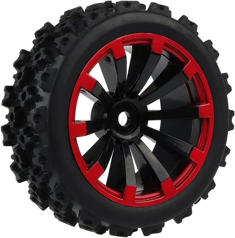 Rowiz 1/10 RC Car Tires 12Mm Hex Wheels and Tires for 1/18 Truck 1/12 to 1/16 Bu