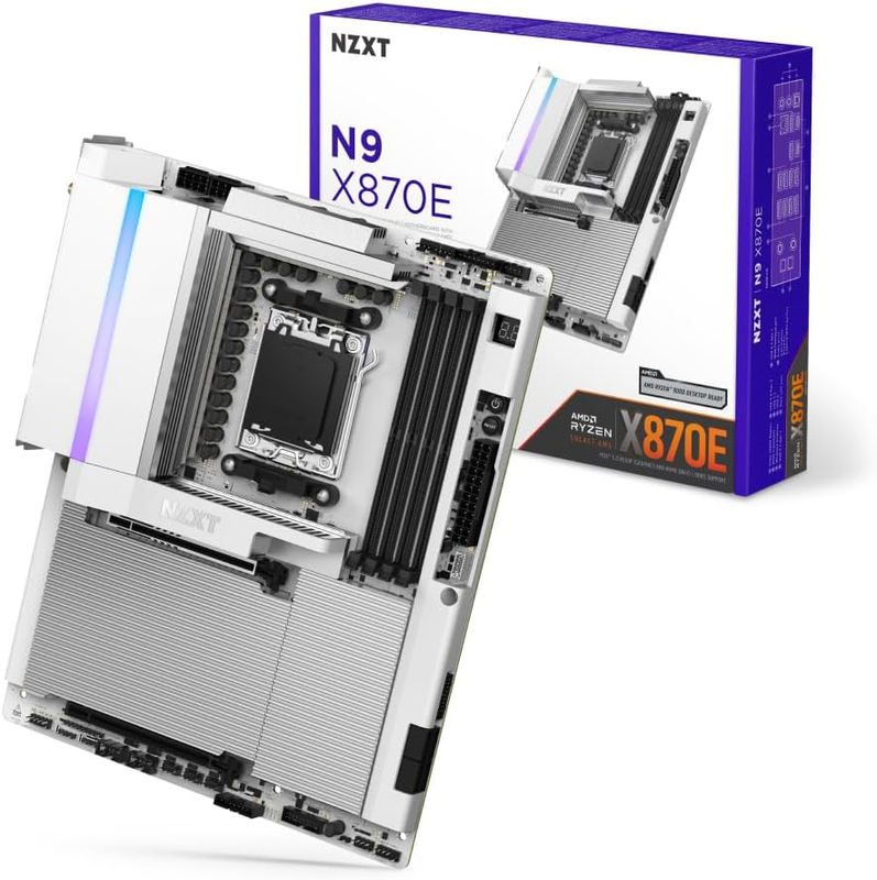 NZXT N9 X870E - AMD X870E AM5 ATX Gaming Motherboard for Ryzen 9000/8000/7000-20