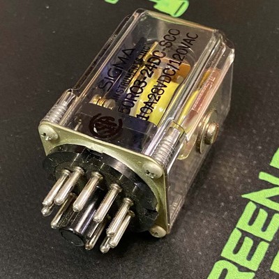 50R03-24DC-SCO - SIGMA INSTRUMENTS - 24VDC (28VDC) OCTAL RELAY - 10AMP