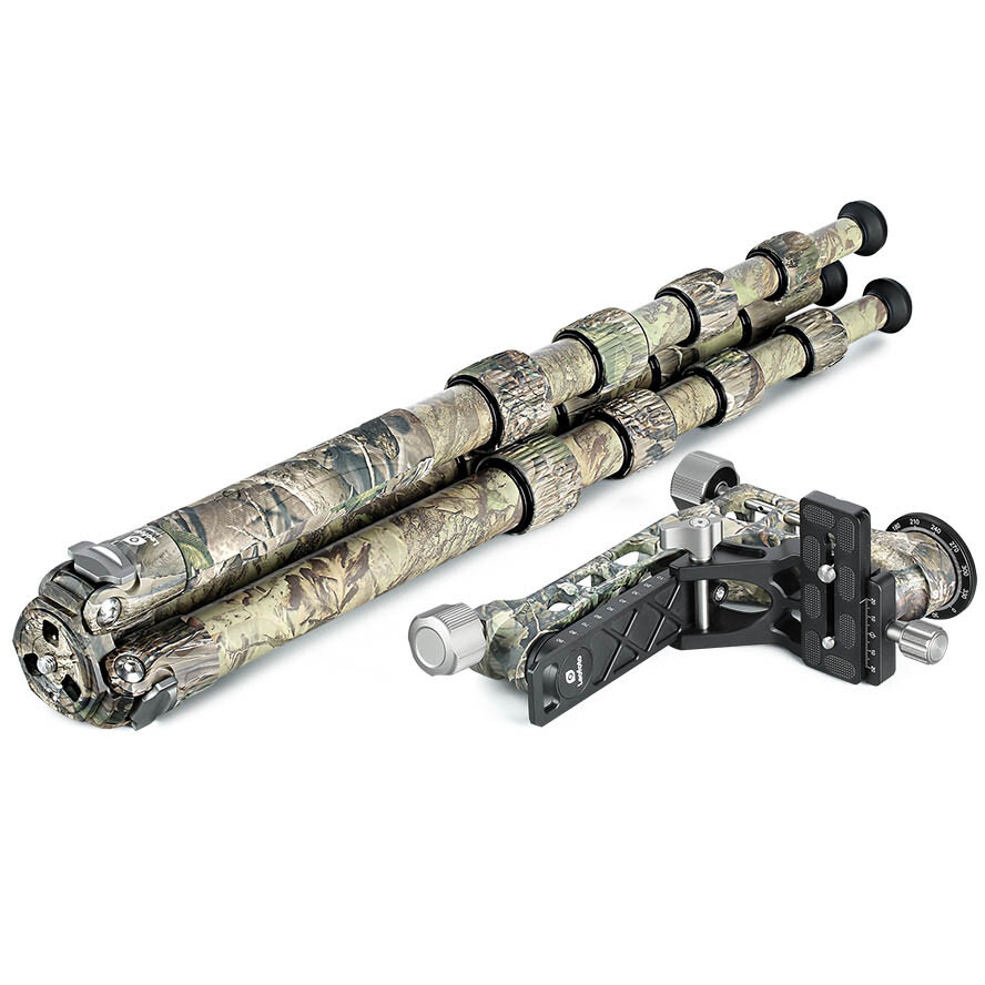 LEOFOTO Ranger LS-365C Trépied en fibre de carbone avec cardan PG-1 (Camouflage)