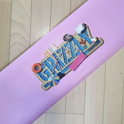 Grizzly skateboard deck tape purple logo grip tape unused imported from Japan